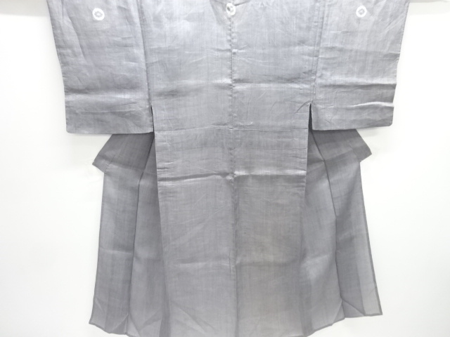JAPANESE KIMONO / ANTIQUE MENS KIMONO / FIVE CRESTS